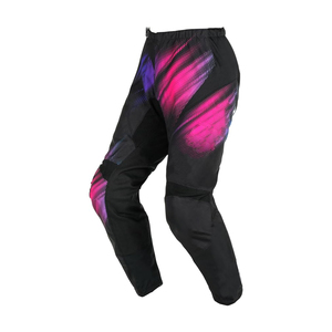 Pantalon de moto pour homme, noir et rose, imprimé numériquement, haute visibilité, polyester/nylon, séchage rapide, toutes saisons - Product Image 1