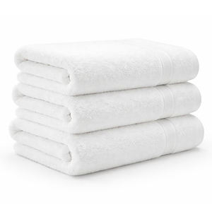 Ensemble de serviettes de bain en coton blanchi de qualité hôtelière coréenne, écologiques, douces pour la peau, couleur unie, 600 fils, marque privée OEM - Product Image 5