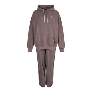 Conjunto de Sudadera con Capucha y Pantalones de Felpa Oversize Casual para Mujer, Chándal de Algodón de Manga Larga, Sudadera Holgada, Pantalones de Invierno - Product Image 3