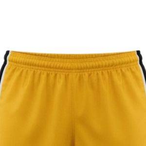 Pantalones Cortos de Lacrosse Unisex Amarillos y Negros, de Poliéster, Ajuste Atlético, Ropa Deportiva, Uniforme de Equipo, Ropa de Entrenamiento y Rendimiento - Product Image 3