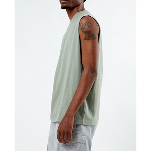 Latest Hot Selling Men Tank Top High Quality Knitted Breathable Quick Dry Machine Wash Summer Wholesale Rates High Street Style - Product Image 3