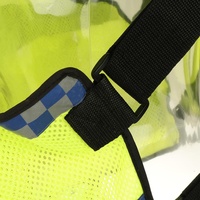 Veste uniforme de sécurité réfléchissante haute visibilité de conception OEM pour hommes, imperméable avec flash LED pour les tâches de sécurité