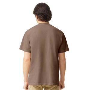Wholesale Custom Premium Heavyweight Cotton T Shirt Mens <b>Plain</b> Oversized Drop Shoulder Streetwear Coral <b>Pink</b> Blank T-Shirt - Product Image 2