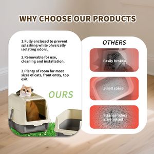 Lettiera Intelligente per Gatti con Doppia Porta, Ampio Interno per un'Ingresso Fluida e Ridotta la Pressione - Product Image 2