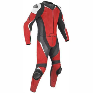 Traje de Motocicleta Reforzado con Armadura Completa, Cuero Resistente al Viento y al Agua para Carreras y Turismo - Product Image 6