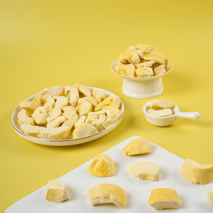 Organic Golden Pillow Freeze Dried Durian Slices Premium Tropical Fruit Chips Healthy Snack Food Bulk Packaging from Vietnam - Product Image 4