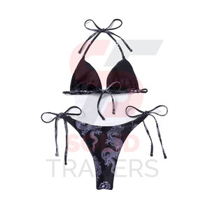 Ensemble de bikinis pour femmes Solid Traders, résistant aux plis, écologique, séchage rapide, léger, élégant, idéal pour les voyages et la plage en été - Product Image 2