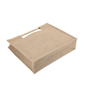 Bolsa de Yute Ecológica con Asas de Algodón, Bolsa de Compras Reutilizable - Product Image 5