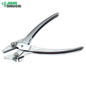 Ciseaux à os manuels de haute qualité, pinces à bec plat, coupe-fils en K, instruments chirurgicaux orthopédiques en acier inoxydable - Product Image 5