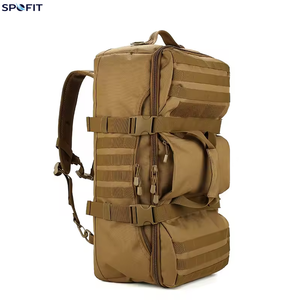 Customized Tactical MOLLE <b>Backpack</b> 600D Polyester <b>Water</b> <b>Resistant</b> Outdoor Hiking Travel Nylon Anti-Theft Multiple Compartments - Product Image 3