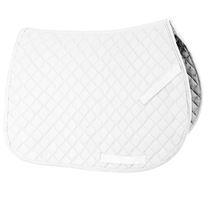 Tapis de selle anglais classique personnalisé pour l'équitation, en coton respirant, équipement équestre, coussinets taille complète sur mesure - Product Image 1