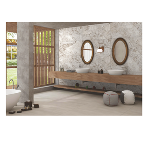 กระเบื้องพอร์ซเลนลายคอนกรีตสีเทา STONEWORK ขนาด 600x1200 มม. หนา 10 มม. ผิวด้าน - Product Image 2