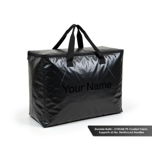 ถุงย้ายของขนาดใหญ่พิเศษสำหรับงานหนัก พร้อมโลโก้สั่งทำ ถุงเก็บของกันความชื้น ซิปเสริมความแข็งแรง หูหิ้วเสริมแรง - Product Image 4