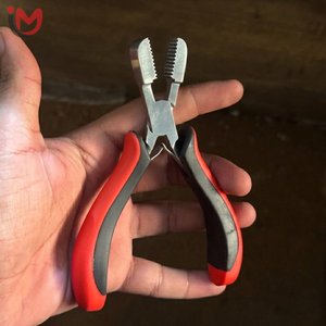 Professional Matte Black Hair Extension <b>Pliers</b> <b>Multi</b> Hole Stainless Steel Micro Ring Fitting <b>Tool</b> For Hair Salon Stylists - Product Image 5