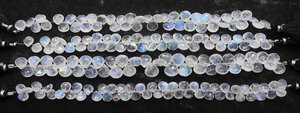 Natural Flashy White <b>Rainbow</b> Moonstone Faceted Heart Shape Beads 9-10 mm White <b>Rainbow</b> Moonstone Beads 8 inch For Jewelry Making - Product Image 4