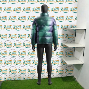 Vestes matelassées personnalisées avec impression de logo pour homme, mode hiver, nouveau design, manteaux d'hiver en duvet pour homme - Product Image 3