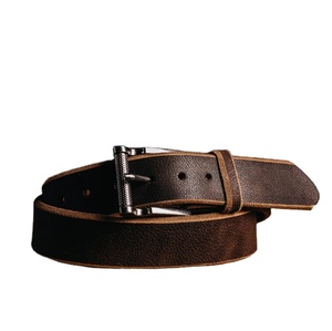 Cinturones Hechos a Mano de Primera Calidad, 100% Cuero Genuino de Grano Completo, Personalizables para Mujer, Cinturón de Cuero Marrón de Grano Completo - Product Image 1