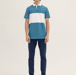 Nueva llegada Polo camisa hombres sólido Casual algodón Polo suelta de gran tamaño de manga corta hombres Polo camiseta ropa - Product Image 1