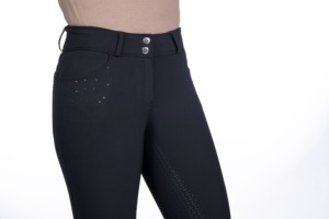 Pantalon d'équitation extensible 4 directions de haute qualité, leggings, collants, vêtements d'équitation en tissu technique au toucher doux - Product Image 2