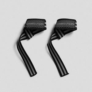 Custom weight lifting straps D-<b>ring</b> gym fitness workout training session deadlift pull up gymnastics powerlifting Gym Straps OEM - Product Image 5