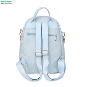 Pu Leather <b>Backpack</b> With Adjustable Straps and Front Zipper Pocket for All Seasons Outdoor Use - Product Image 1