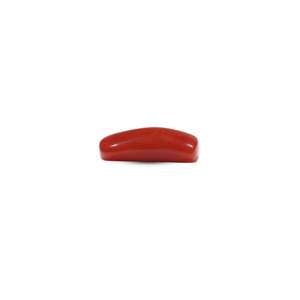Loose 6.65 Ct Heart Cut Red Coral Gemstone for Fine Jewelry - Product Image 3