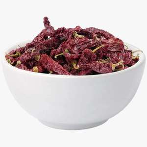Chile Rojo Seco Medio Byadagi de Calidad Premium para Exportación con Tallo, Secado Naturalmente al Sol, Especias Indias Ligeramente Picantes para Curry Casero - Product Image 3