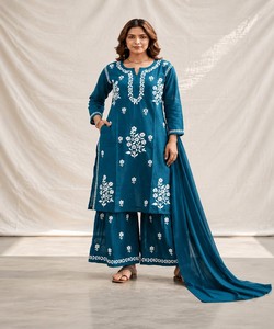 <b>Islamic</b> <b>Clothing</b> Abaya for Muslim Women Dubai 3 Piece Turkey Moslem Dress Elegant Winter Wear 86362 MAJISA- MF 1132 - Product Image 1