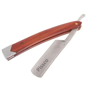 Couteau de rasage pliant pour barbier, rasoir de précision pour la coupe de cheveux - Product Image 2