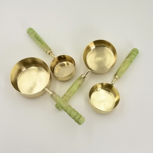 Tasses à mesurer en acier inoxydable avec longue poignée en résine, grande tasse à mesurer, accessoires de marquage, fournitures de scrapbooking, cuillère à cire à fondre - Product Image 4