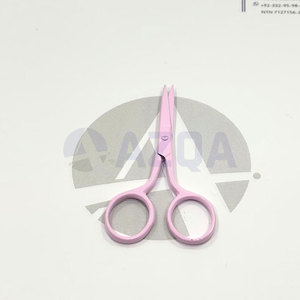 Tijeras de bordado personalizadas de alta calidad al por mayor tijeras recubiertas rosas puntiagudas con aguja impresa elegante 3,5" - Product Image 3