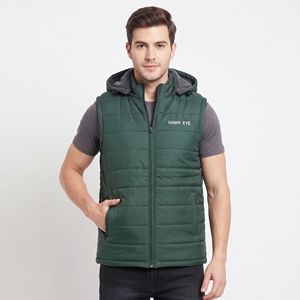 Chaleco Acolchado sin Mangas para Hombre, con Capucha, Cálido, Cortavientos, Informal, para Exteriores, con Bolsillos con Cremallera, Venta al por Mayor - Product Image 5