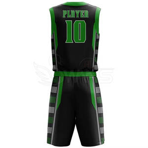 Uniforme de Baloncesto Personalizable de la Mejor Calidad para Hombre, Transpirable, 100% Poliéster, Hecho en Pakistán, Servicio OEM Disponible - Product Image 3