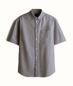 Chemise à manches courtes pour homme en coton 100% personnalisable, de haute qualité, respirante, décontractée, pour l'été - Product Image 2