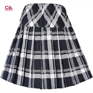 Nouvelles jupes plissées à carreaux pour filles, style scolaire, printemps et automne, fabriquées au Pakistan, avec CARE MASTER. - Product Image 2