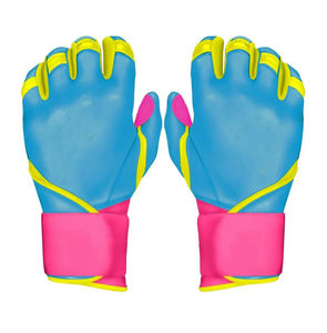 Camo Print Baseball Batting Gloves Professional Batting Gear Custom Logo Sheepskin Leather High-Grip Sports Mittens Wholesale - Product Image 3