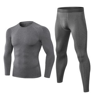 Conjunto Deportivo de 2 Piezas para Hombre, Leggings de Compresión de Alta Elasticidad, Secado Rápido, Ropa de Gimnasio - Product Image 4