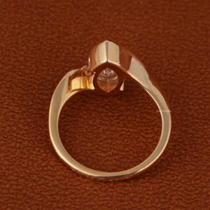 2.00 CT IGI Certified 14KT Solid Yellow Gold Marquise Cut Lab Grown Diamond Solitaire Engagement Ring Bypass Setting CVD Diamond - Product Image 5