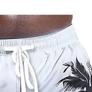 Dernier modèle de short de plage décontracté imprimé sérigraphié, taille élastique, logo personnalisé, faible MOQ, antibactérien, respirant, extensible - Product Image 5