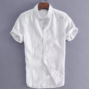 Camisas Casuales de Manga Corta para Hombre OEM 2026, Tallas XS-3XL, Estilo Urbano, Cuello con Botones, Color Sólido, para Vacaciones - Product Image 5