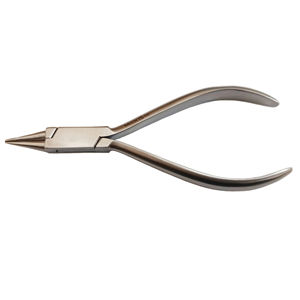 Alicate Redondo de Ortodoncia Dental para Doblar Alambres y Formar Lazos, Instrumento Dental de Acero Inoxidable de Precisión, Estilo Pico de Pájaro - Product Image 2
