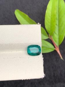 Turmalina azul cielo natural, corte cojín, piedra suelta para la elaboración de joyería fina y colección. - Product Image 2