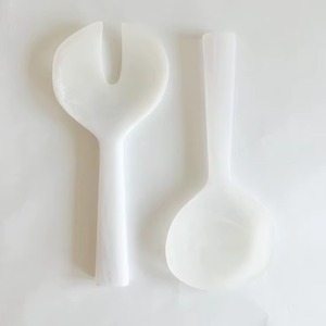 Cuillère de service en résine artisanale de luxe TCE, vaisselle décorative haut de gamme, personnalisable, cadeau pour la maison, la salle à manger, l'hôtel, le café, le restaurant - Product Image 5