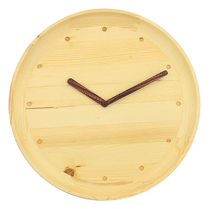 Décoration d'intérieur, horloge murale simple en bois massif pour salon, BURAQ HANDICRAFT - Product Image 1
