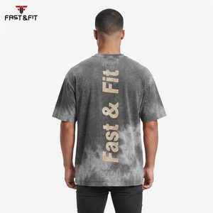 2026 High Quality Acid Wash T-<b>Shirt</b> <b>for</b> <b>Men</b> Summer Fitness & Casual Wear Comfortable Quick Dry Breathable - Product Image 5