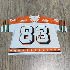 Camiseta Pro Street Mesh Jersey – Camiseta Hip Hop con cuello en V y gráfico de número personalizado – Haus Industries - Product Image 1