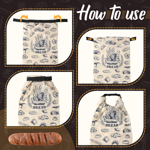 Eco Friendly Jute Bread <b>Bag</b> Custom Size and Design Available for Bakery Packaging - Product Image 3