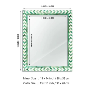 Nouveau design de miroir mural pour chambre à coucher, salle de bain, hôtels, restaurants, miroirs muraux en os incrusté - Product Image 5