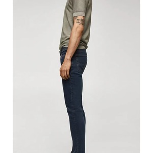 Nuevos Jeans de Mezclilla para Hombre, Moda Casual, Corte Recto, Color Sólido, Transpirables, Cintura Media, Algodón de Alta Calidad, Primavera, Verano, Otoño - Product Image 2