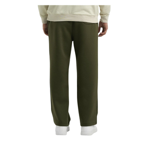 <b>Men's</b> Premium Olive Green Relaxed Fit Sweatpants Heavyweight Cotton Blend Casual Joggers Comfortable Loungewear <b>Elastic</b> <b>Waist</b> - Product Image 3